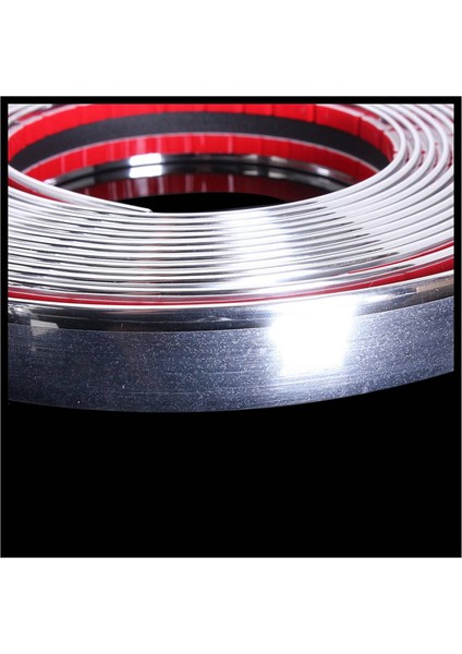 2x 20MM 5m Krom Araba Stil Kalıplama Şeridi Trim Kendi Kendine Yapışkan Çarpışma Koruyucu Minibüs (Yurt Dışından) fırsatları