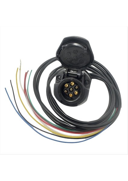 12V Römork Tel 2m 7 Çekirdek Çekme Sarmal Tel Avrupa Ticari Araçlar Kampçıları Araba Römork Teli (Yurt Dışından)