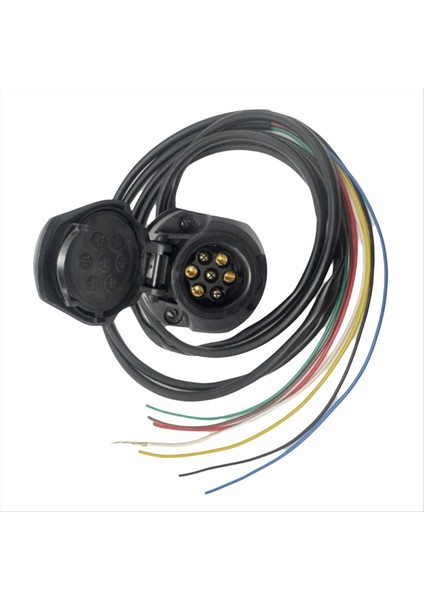 12V Römork Tel 2m 7 Çekirdek Çekme Sarmal Tel Avrupa Ticari Araçlar Kampçıları Araba Römork Teli (Yurt Dışından) fırsatları