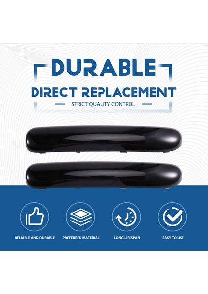 Ön Tampon Trim Sol ve Sağ Taraf 51116800143 51116800142 Mini Cooper Için R50 2001-2004 Siyah (Yurt Dışından) fırsatları