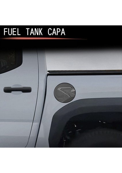 Toyota Tacoma Için Araç Yakıt Depik Yağ Kapak Trım Tacoma 2024 Gaz Kapağı Döşeme Etiketleri Araç Dış Aksesuarlar Karbon Fiber (Yurt Dışından) indirimleri