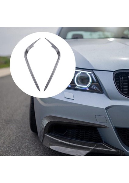 Araç Karbon Fiber Ön Tampon Ayrıştırıcı Spoiler Trim Fog Fog Foog Fome For Bmw 3 Serisi E90 E91 Lcı M Sport 2009-2012 (Yurt Dışından) indirimleri