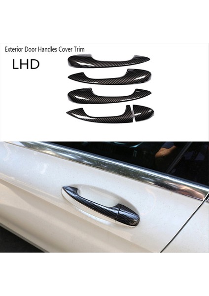 Karbon Fiber Lhd Dış Kapı Kulpları Mercedes Benz E Sınıfı W213 Glc X253 C Sınıfı W205 (Yurt Dışından) indirimleri