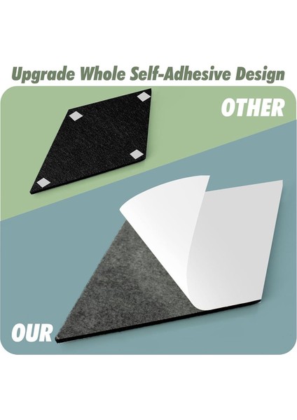 24 Paket Kendi Kendine Yapışkan Ses Geçirmez Duvar Panelleri Ses Akustik Köpük Paneller Ses Emici Paneller Duvar Dekoru Ev Stüdyo (Yurt Dışından) modelleri