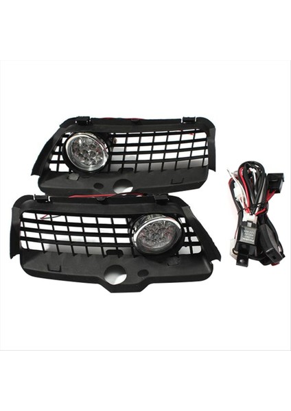 Araba Tampon LED Sis Lambası Izgara Kapağı Vw Mk3 Golf Jetta 1992 1994 1994 1995 1996 1997 1998 (Yurt Dışından)