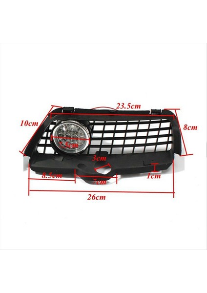 Araba Tampon LED Sis Lambası Izgara Kapağı Vw Mk3 Golf Jetta 1992 1994 1994 1995 1996 1997 1998 (Yurt Dışından) fiyatları