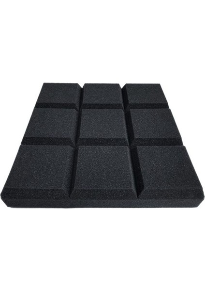 18 Paket 30X30X5CM Akustik Köpük Paneller Eğimli 9 Blok Karo Ses Panelleri Takozlar Ses Geçirmez Ses Yalıtım Emici (Yurt Dışından) fiyatları