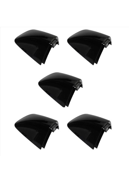 5x 1K8837879 5KD837879 Ön Sol Kapı Tutucu Kilit Silindir Kapağı Golf 6 Passat Sharan Skoda Süper Koltuk Siyah (Yurt Dışından)