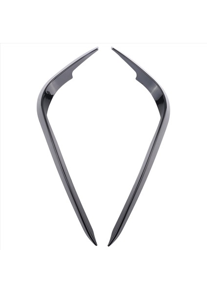 Araba Parlak Siyah Ön Tampon Ayırtıcı Spoiler Trim Fog Fog Fog Canard Bmw 3 Serisi E90 E91 Lcı M Sport 2009-2012 (Yurt Dışından) indirimleri