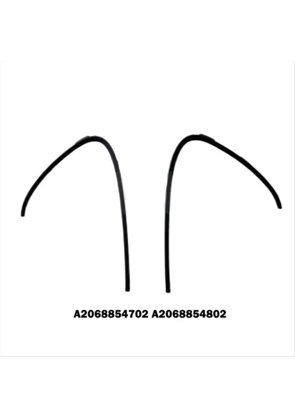 1paır Için Mercedes C W206 Ön Tampon Çamurluk Trim Sınırı 2068854702 2068854802 (Yurt Dışından)