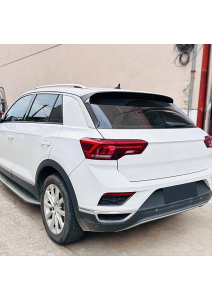 Araba Arka Pamuk Yan Spoiler Canards Vw T-Roc 2017-2024 Arka Ön Cam Yan Kanat Trim Sticker B Için (Yurt Dışından) indirimleri