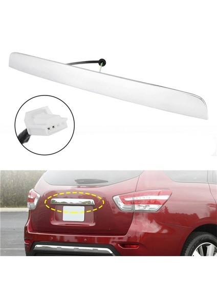 Nissan Pathfinder Için Arka Kaldırma Kapısı Krom Tutma Kalıp Kalıplama 2013-2019 90810-9PG2D 90810-3KG0A Boot Bagaj Kapak Tutma (Yurt Dışından) indirimleri