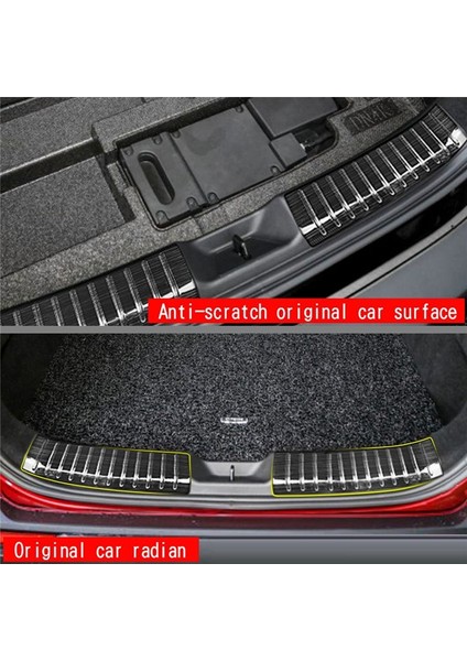 2022 Için Mazda MX30 Mx-30 Arka Bagaj Plaka Koruyucu Yükleme Muhafızları Kapak (Yurt Dışından) indirimleri