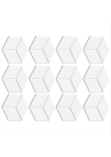 Kendinden Yapışkanlı 12 Pack Akustik Paneller 12X10 2x0 4inch Ses Geçirmez Köpük Panelleri Duvarlar Için Ses Emici Karo Beyaz (Yurt Dışından)