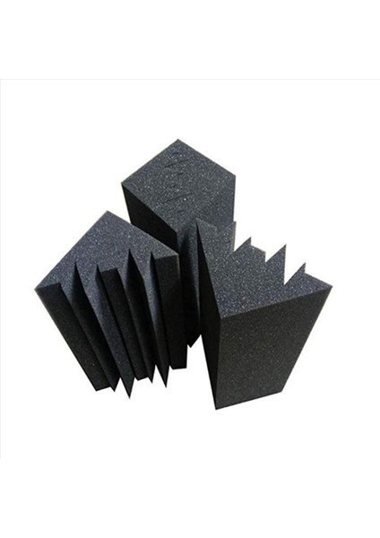 16 Pcs Akustik Paneller Studio Akustik Ses Geçirmez Köpük Ses Tedavisi Bas Tuzak Köşesi Ses Panelleri 12X12X48CM (Yurt Dışından)