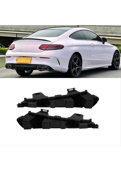 1paır Araç Arka Tampon Braketi Küçük Tutucu A2058800503 A2058800603 Mercedes-Benz C Sınıfı W205 2015-2021 Braket Taban (Yurt Dışından) indirimleri