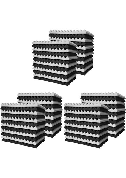 72 Pcs Akustik Köpük Kartı Stüdyo Fayans Akustik Köpük Ses Geçirmez Piramit Stüdyo Duvar Paneli 2 5X30X30CM (Yurt Dışından) fiyatları