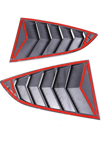 Araba Arka Üçgen Bantlar Ön Cam Güneşlik Subaru Brz Toyota Için 86 2022+ Araba Trim Aksesuarları Parlak Siyah (Yurt Dışından) modelleri