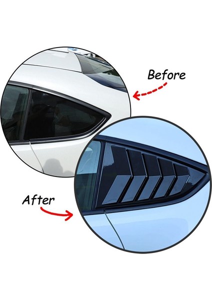 Araba Arka Üçgen Bantlar Ön Cam Güneşlik Subaru Brz Toyota Için 86 2022+ Araba Trim Aksesuarları Parlak Siyah (Yurt Dışından) indirimleri