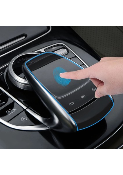 14PCS Merkezi Kontrol Medya Düğmesi Fare Ekranı Tpu Koruyucu Film Mercedes Benz C E Glc W213 W205 X253 2015-2019 (Yurt Dışından) modelleri