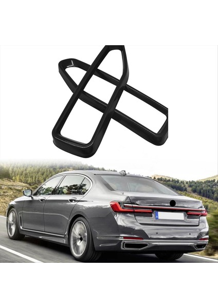 Araba Tek Delik Tail Borusu Çerçeve Dekor Aksesuarları Bmw 7 Serisi G12 G12 2019-2021 Için Egzoz Susturucu Dekoratif Çerçeve (Yurt Dışından) fiyatları