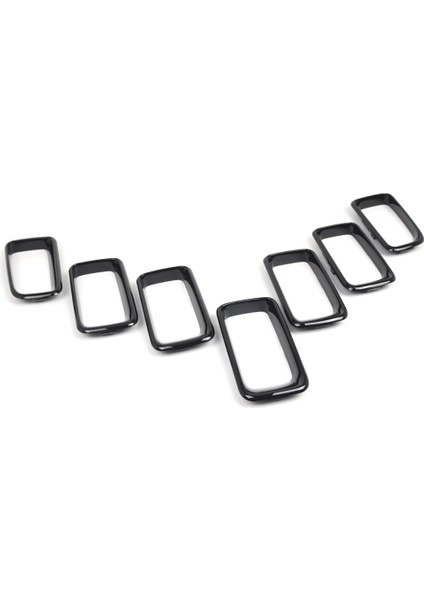 68109865AA Araba Merkezi Izgara Trim Çerçeve Grille Döşeme Kalıp Kalıp Kalıp Kalıp Ekleme Pusulası 2011-2016 CH1210111 Parlak Siyah (Yurt Dışından) indirimleri