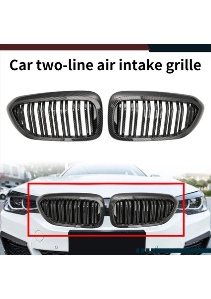 Bmw 5 Serisi G30 G38 2017 -2020 Için Araba Ön Böbrek Izgarası Karbon Fiber Tarzı Izgara (Yurt Dışından) indirimleri