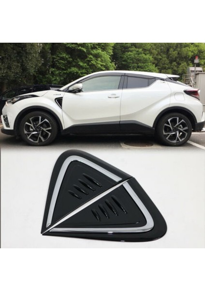 2pcs Araba Yan Kanat Hava Akışı Çamurluk Izgara Toyota Için Grill Emme Havalandırma Döşeme Chr C-Hr 2016-2018 (Yurt Dışından) fırsatları