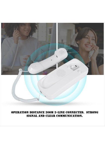 Yeni Sesli Walkie Tallie Vitual Olmayan Walkie Talkie Kablolu Iki Yolu Intercom Doorphone Audio Villa Ev Ofisi Evde Olmayan (Yurt Dışından) indirimleri
