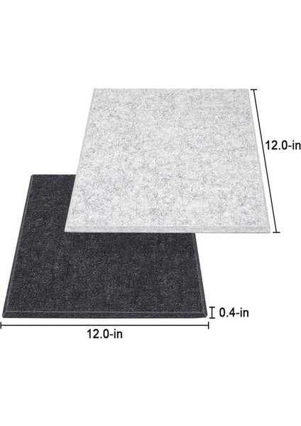 36 Pcs Akustik Köpük Paneller Ses Yalıtımı Paneli Eğimli Kenar Ses Panelleri Ev ve Ofislerde Kullanılan Akustik Duvar (Yurt Dışından) fırsatları