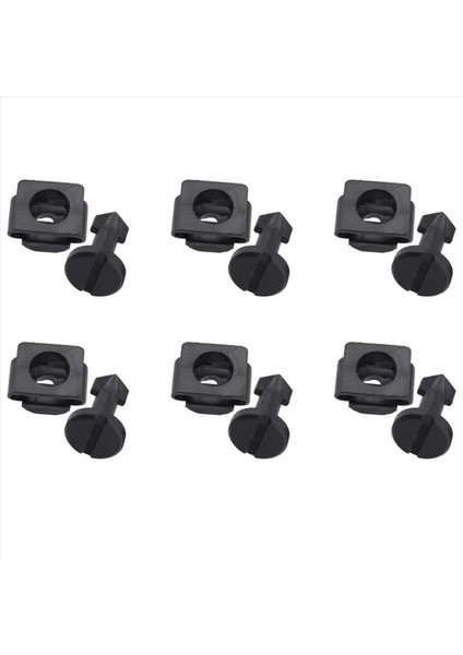 6x Motor Kapağı Honda 91501-SS8-A01 91601-SS8-A01 Için Plastik Siyah Plastik Siyah (Yurt Dışından)