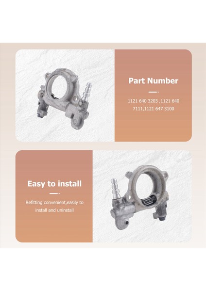 Stıhl 024 026 MS240 MS260 Şerini 1121 640 3203 Için Solucan ve Taşıyıcı Olan Yağ Pompası Solucan Taşıyıcı (Yurt Dışından) fiyatları