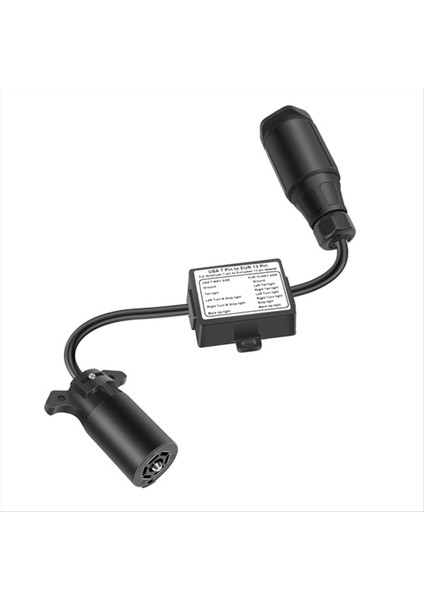 Abd&#39 Den Avrupa Römorku Işık Dönüştürücüsü 7 Yolu Düz Soket (Abd Aracı)-13 Pimli Yuvarlak Fişe (Ab Fragman) (Yurt Dışından) modelleri