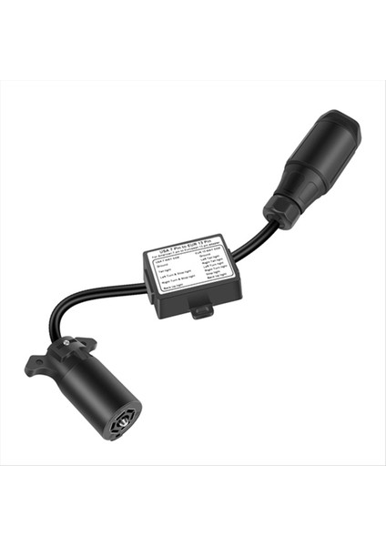 Abd&#39 Den Avrupa Römorku Işık Dönüştürücüsü 7 Yolu Düz Soket (Abd Aracı)-13 Pimli Yuvarlak Fişe (Ab Fragman) (Yurt Dışından) fırsatları