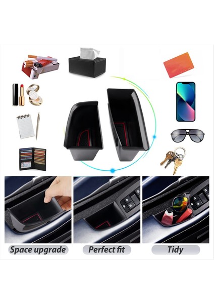 Mazda Cx-30 2020-2024 Lhd Kapı Kolu Organizatör Aksesuarları Ön Kapı Için Araba Kapısı Yan Depolama Kutusu (Yurt Dışından) modelleri