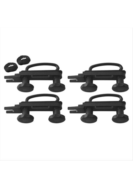 4 Adet Araba Çatı Bagaj Aksesuarları Van Montaj Aksesuarları Kiti Çatı Kutusu Braket Montaj Aksesuarları Kiti (Yurt Dışından)