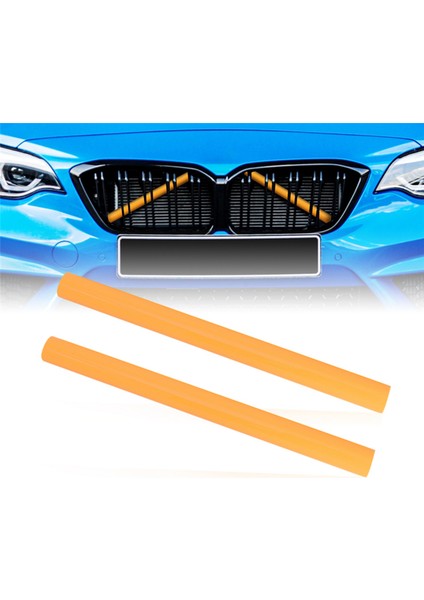 2pcs Araba Ön Izgara Ekleme Trim Şeritleri Spor Tarzı Izgara Döşeme Şeritleri Bmw F20 F30 F30 F31 F34 F36 F21 Kırmızı (Yurt Dışından) modelleri