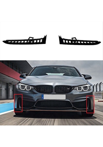 Araba Ön Tampon Bmw F80 M3 F82 F83 M4 Sağ 51118056600 Için Alt Giriş Izgarası (Yurt Dışından) fırsatları