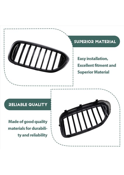Araba Ön Böbrek Izgara Izgarası Bmw G30 G30 G31 530I 540I 5 Serisi 2017-20 (Yurt Dışından) indirimleri