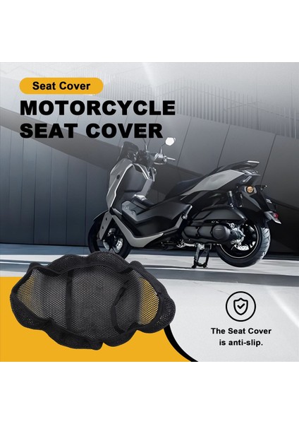 Yamaha Için Motosiklet Koltuğu Yastık Kapağı 155 NMAX125 NMAX155 N-Max 125 Örgü Kumaş Nefes Alabilen Eyer Pedi (Yurt Dışından) indirimleri