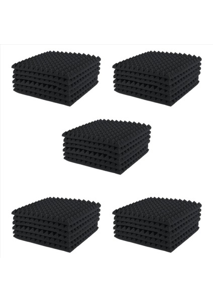 30 Pcs Akustik Paneller Köpük Tahtası Stüdyosu Ses Emici Güvenlik Duvarı Karoları Yankı ve Gürültüyü Azaltmaya (Yurt Dışından)