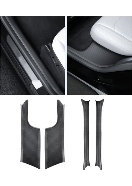 Araba Ön Kapı Sıriz Şeritleri Kapı Sill Koruma Şeriti Koltuk Tesla Model Y 2021-2024 (Yurt Dışından) fırsatları