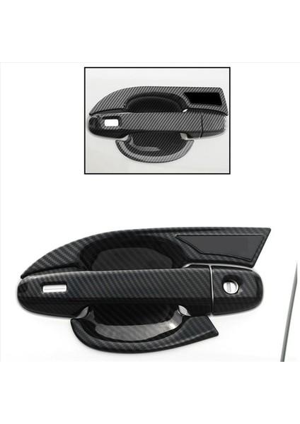 8x Otomatik Araba Ön Kapı Tutucu Kase Kapak Toyota Için Koruyucu Döşeme Karbon Fiber Çıkartmalar Chr C-Hr 2016-2020 Aksesuarlar (Yurt Dışından) indirimleri