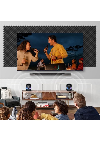 24 Paket Kendi Kendine Yapışkan 1 5X12X12INCH Ses Prova Yumurta Sandığı Akustik Köpük Ev ve Stüdyo Için Ses Geçirmez Duvar Panelleri (Yurt Dışından) modelleri