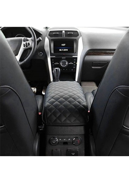 Ford Explorer Için Araba Arka Dönüş Padü Kapağı 2011-2019 Pu Merkez Konsol Kutusu Yastık Mat Su Geçirmez Koruyucu (Yurt Dışından)