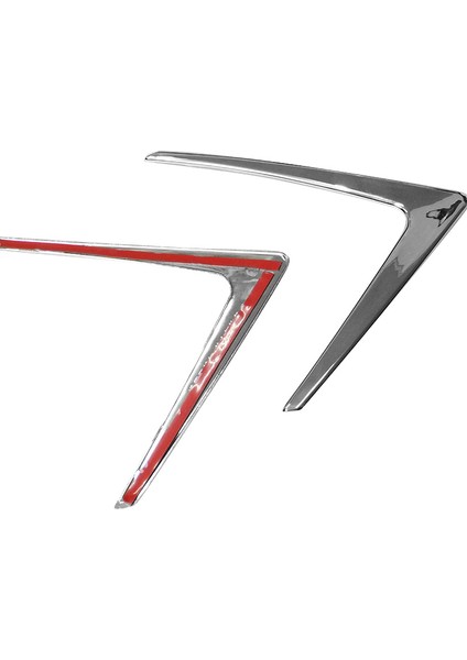 Krom Kafa Işık Ön Lamba Üçlü Kısaltılmış Trim Kapak Kalıp Düzenleme Stil Çerçeve Kapak Garnitür Honda Hrv Vezel 2014-2019 (Yurt Dışından) modelleri