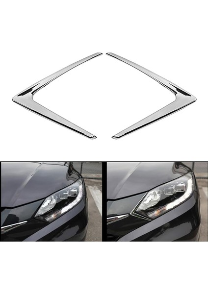 Krom Kafa Işık Ön Lamba Üçlü Kısaltılmış Trim Kapak Kalıp Düzenleme Stil Çerçeve Kapak Garnitür Honda Hrv Vezel 2014-2019 (Yurt Dışından) indirimleri