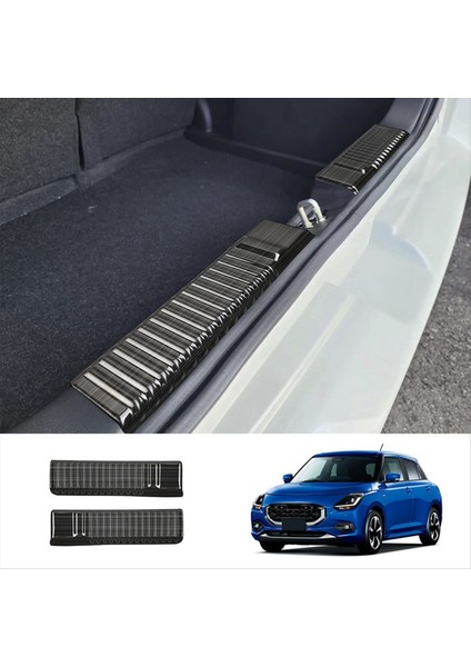 Suzuki Swift 2024 Gövde Için Araba Paslanmaz Çelik Giriş Koruma Plaka Trim Sticker (Yurt Dışından) indirimleri