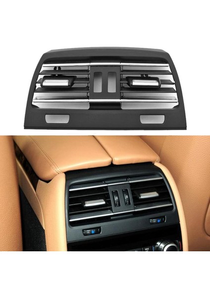 Araba Arka Merkez Konsol Havalandırma Paneli Çıkış Grille Kapak Bmw F01 F02 750I 750LI 2009-2015 (Yurt Dışından) modelleri