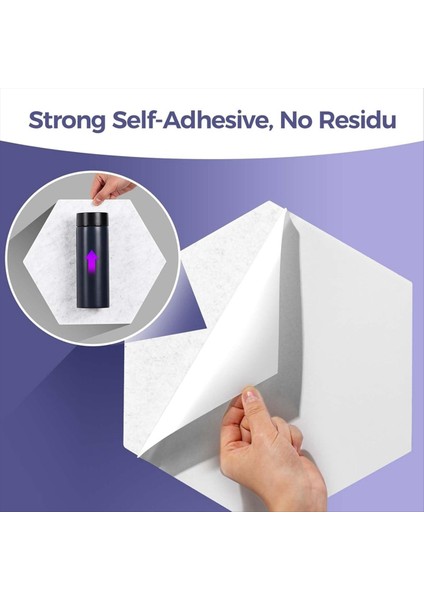 12 Paket Akustik Köpük Panelleri 12X10X6X0 4 Inç Kendi Kendine Yapışkan Ses Geçirmez Köpük Duvar Panelleri Akustik Için Beyaz (Yurt Dışından) fiyatları